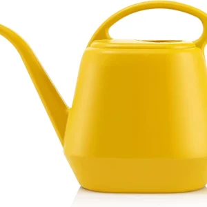 1 Gallon Plastic Watering Can for Indoor Outdoor Garden Plants, Long Spout, Ergonomic Handle, Durable & Lightweight