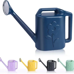 2.8L Watering Can for Indoor Plants, Long Spout Garden Watering Cans with Detachable Shower Head, Large Capacity Plant Watering Pot for House Outdoor Flowers