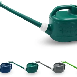 1 Gallon Watering Can for Garden Outdoor, Plant Water Can with Removable Long Spout & Stainless Steel Sprinkler Head, Plastic Indoor Watering Cans for Gardening Flower Plants