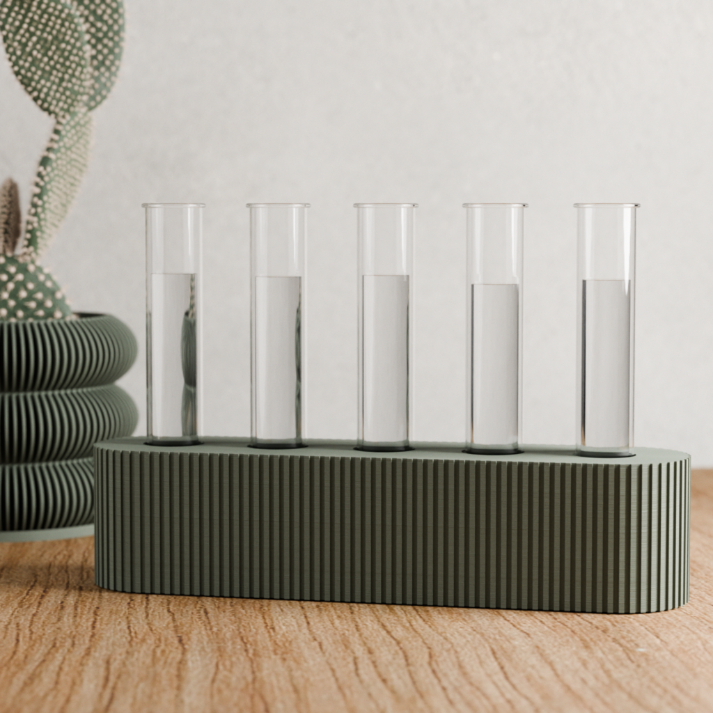 Quintuple Propagation Stand | 5-Tube Plant Holder, Made in Texas